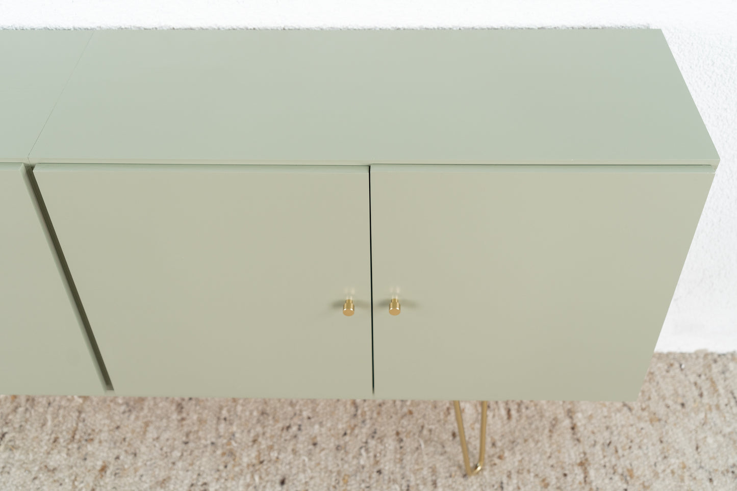 Vintage Sideboard Kommode Gold Pastell Holz Tv Board Wohnzimmer Schlafzimmer