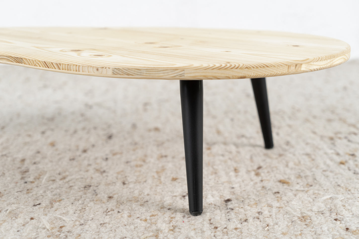 Vintage Design Beistelltisch Couchtisch Massivholz Nierentisch Blumenhocker