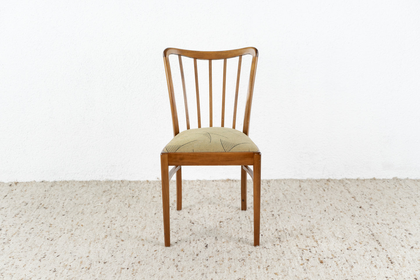 2er Set Stühle Vintage Massivholz Mid Century Küche Esszimmer Stuhl