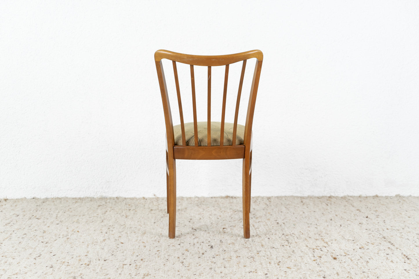 2er Set Stühle Vintage Massivholz Mid Century Küche Esszimmer Stuhl