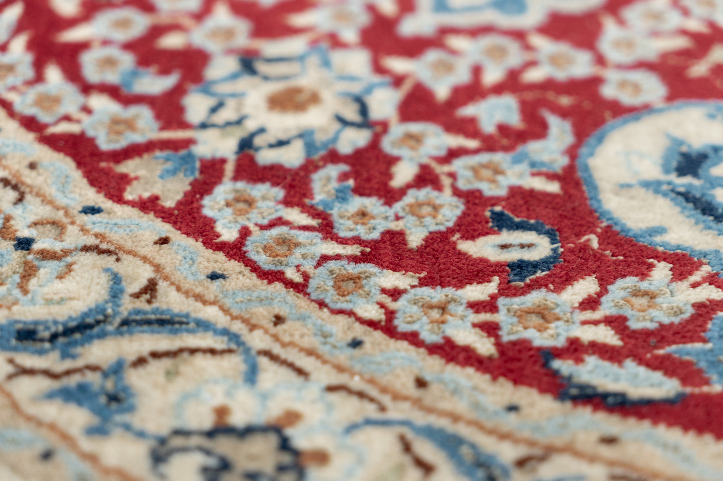 Vintage Teppich Rund Orientalisch Mid Century 1960er