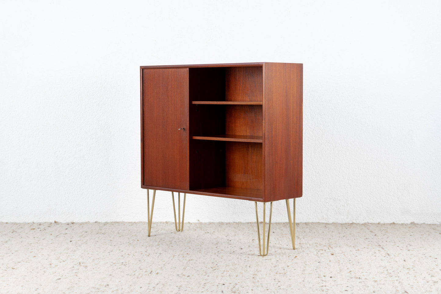 WK MÖBEL Vintage Kommode Schrank Mid Century Holz Teak 60s
