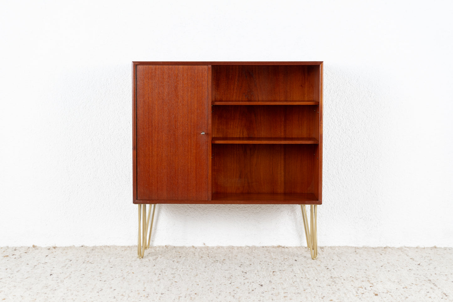 WK MÖBEL Vintage Kommode Schrank Mid Century Holz Teak 60s