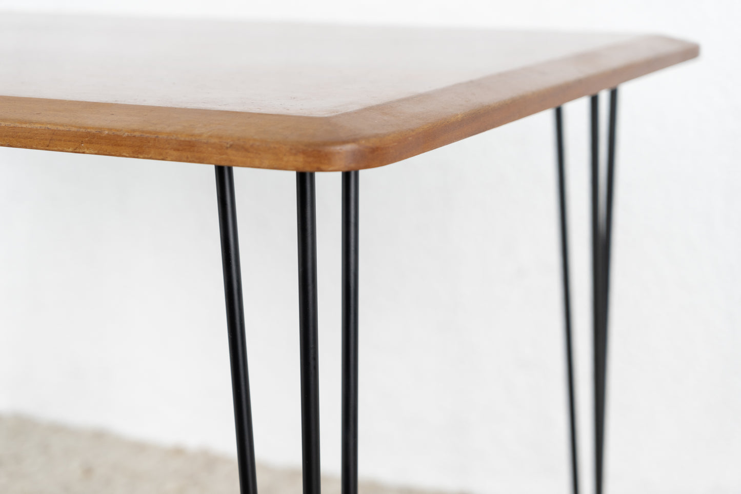 Vintage Esstisch Schreibtisch Mid Century Holz Nuss Tisch 60s