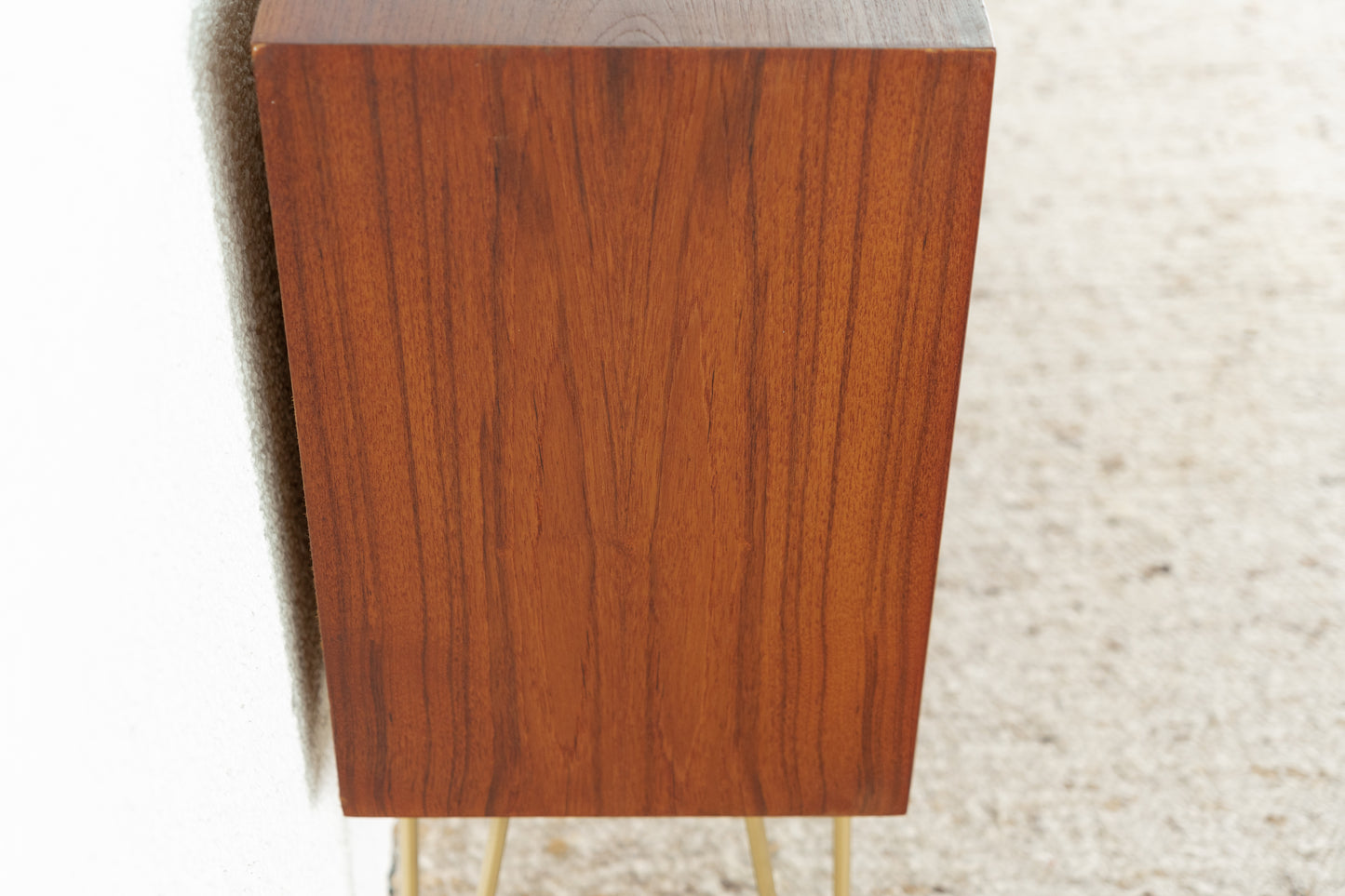 WK MÖBEL Sideboard Kommode Mid Century Holz Teak Vintage Gold