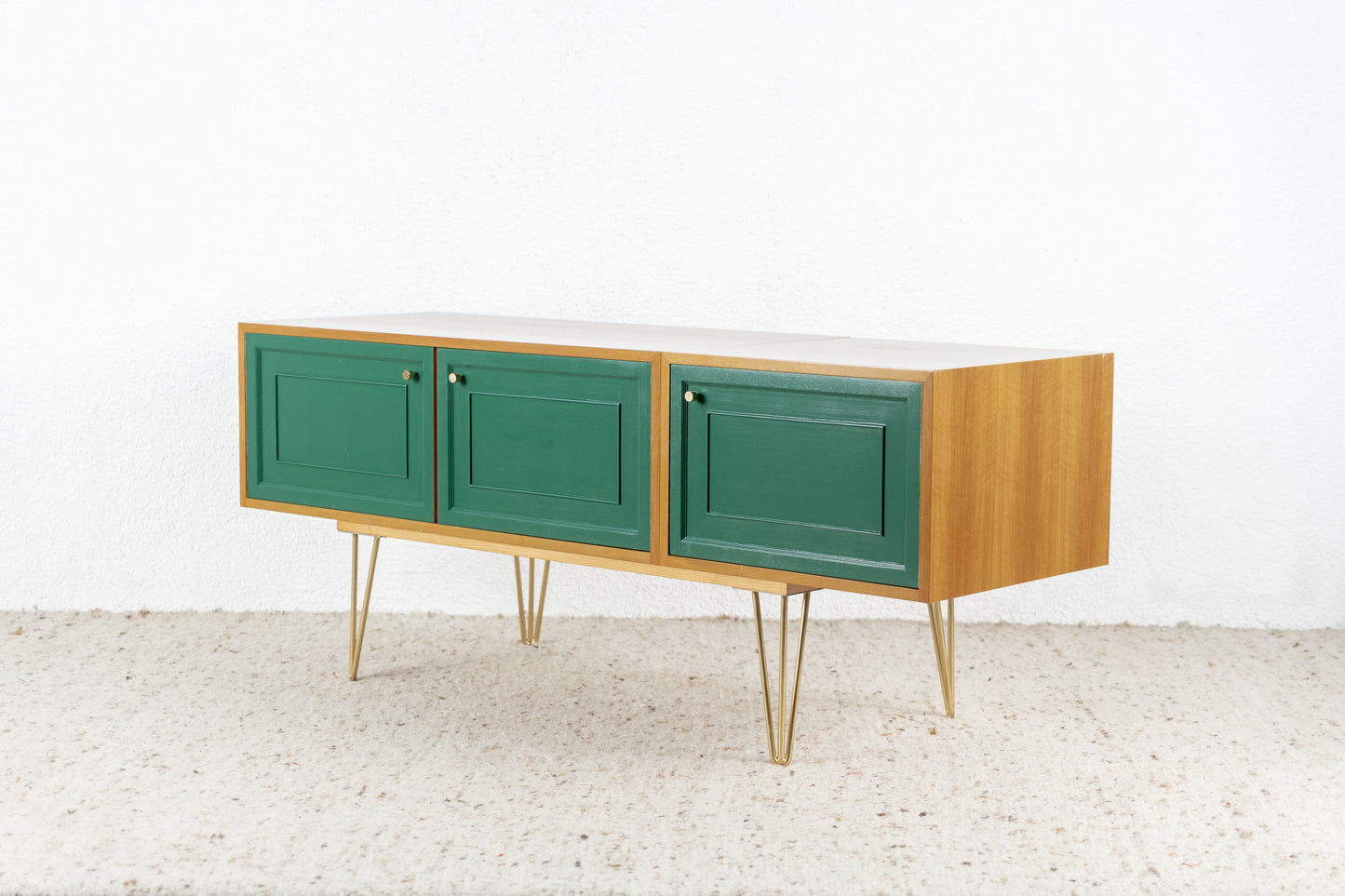 Vintage Sideboard Kommode Mid Century 60s Holz Nuss GERO Tv Lowboard