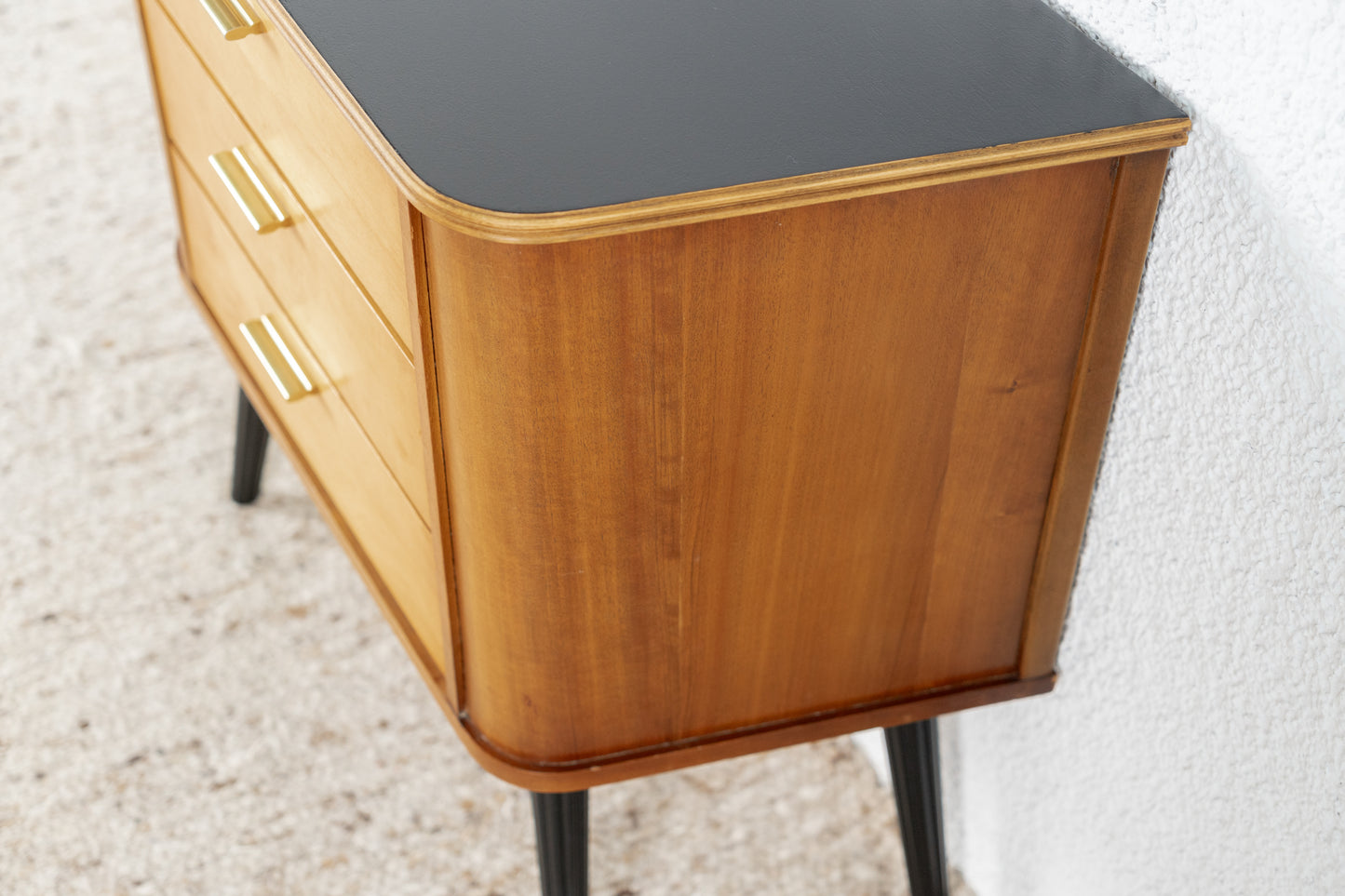 Vintage Kommode Schubladen Holz 1960er Mid Century Ablage