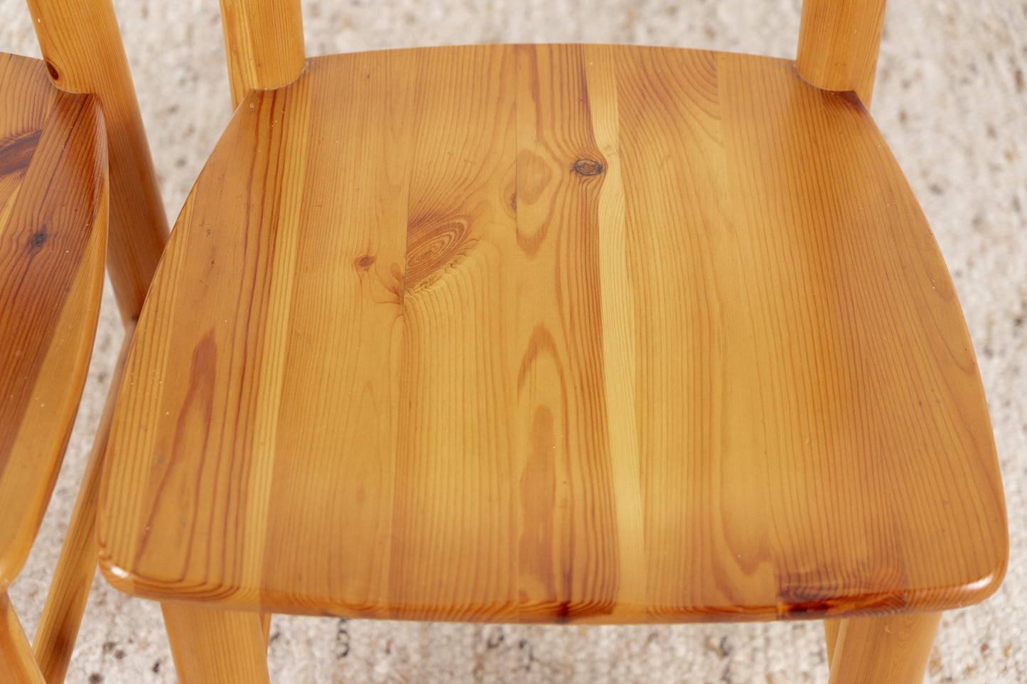 2er Set Vintage Stühle Massivholz Kiefer Danish Skandi Stuhl Esstisch Küche