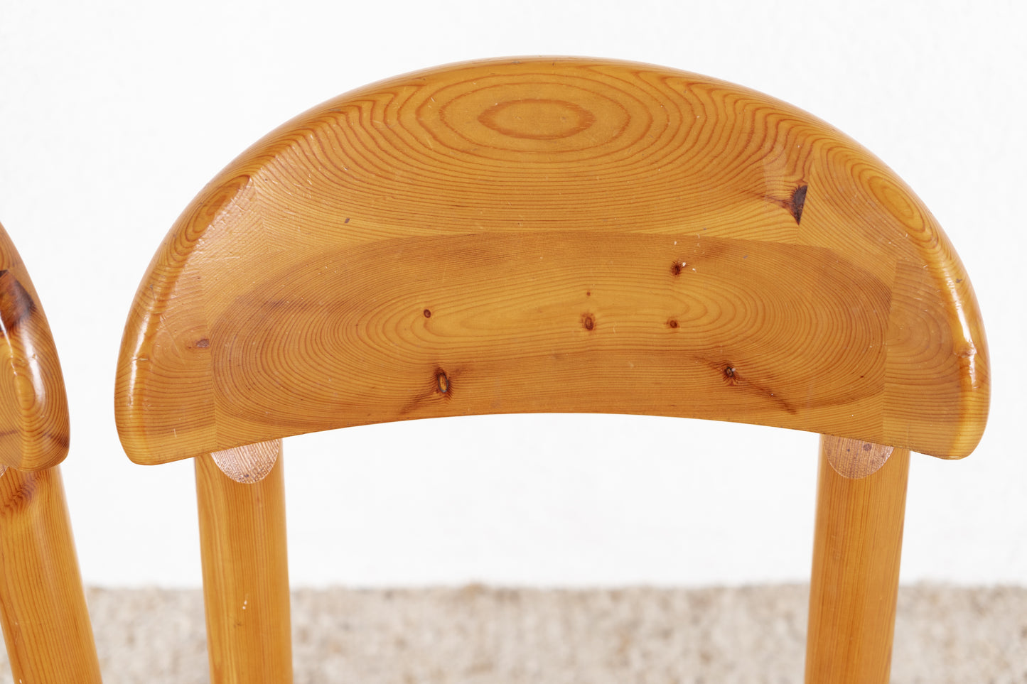 2er Set Vintage Stühle Massivholz Kiefer Danish Skandi Stuhl Esstisch Küche