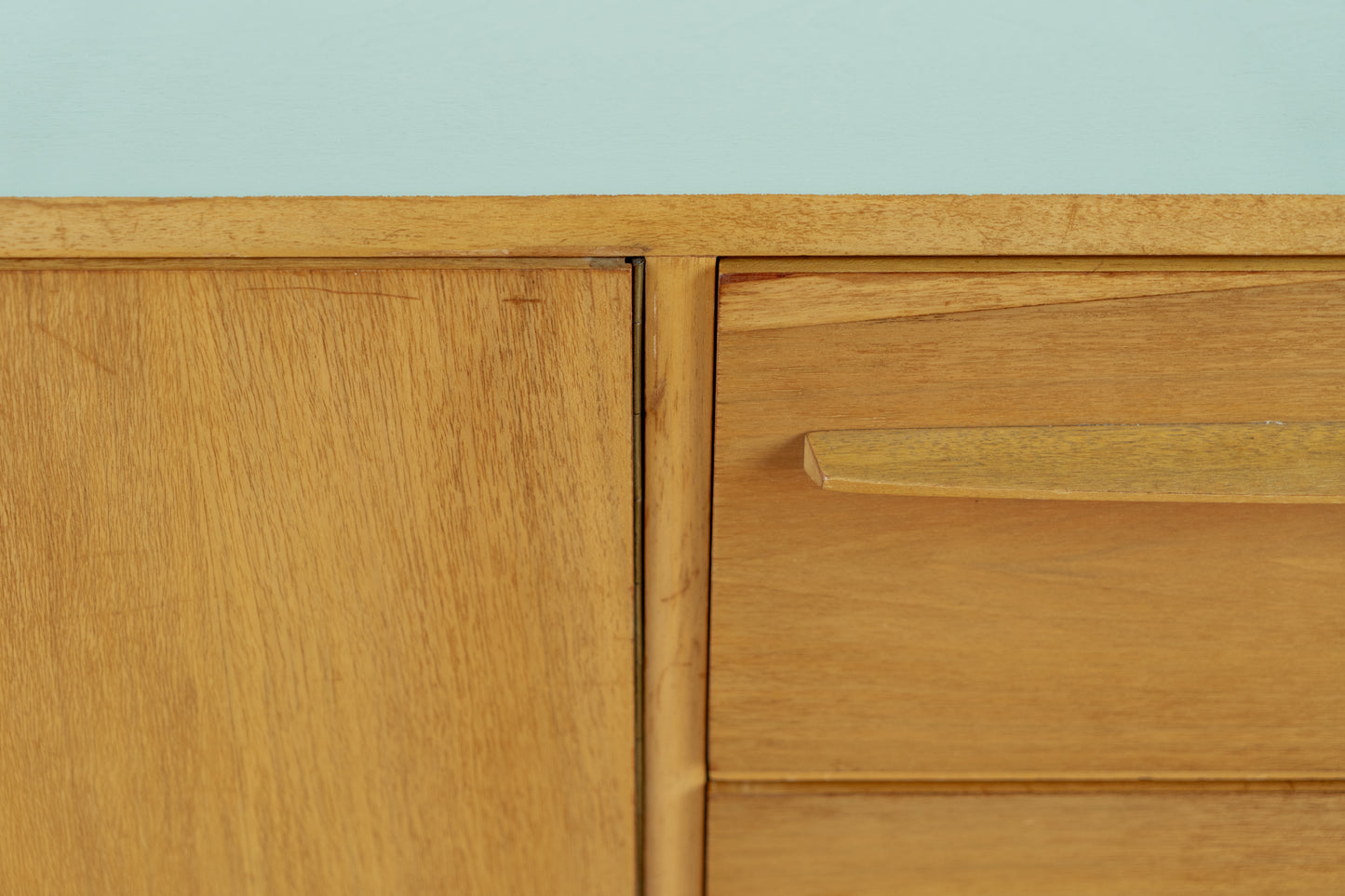Vintage Sideboard Kommode Schubladen Mid Century Bauhaus WHB Nuss Loft