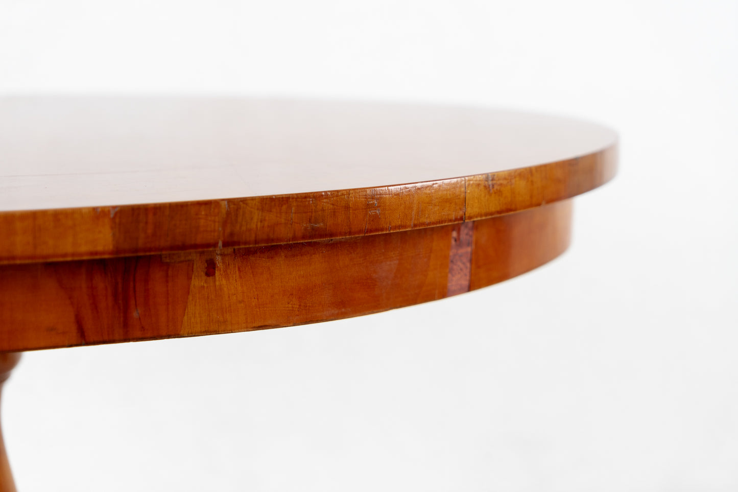 Vintage Tisch Beistelltisch Antik Holz Oval Coffeetable Couchtisch