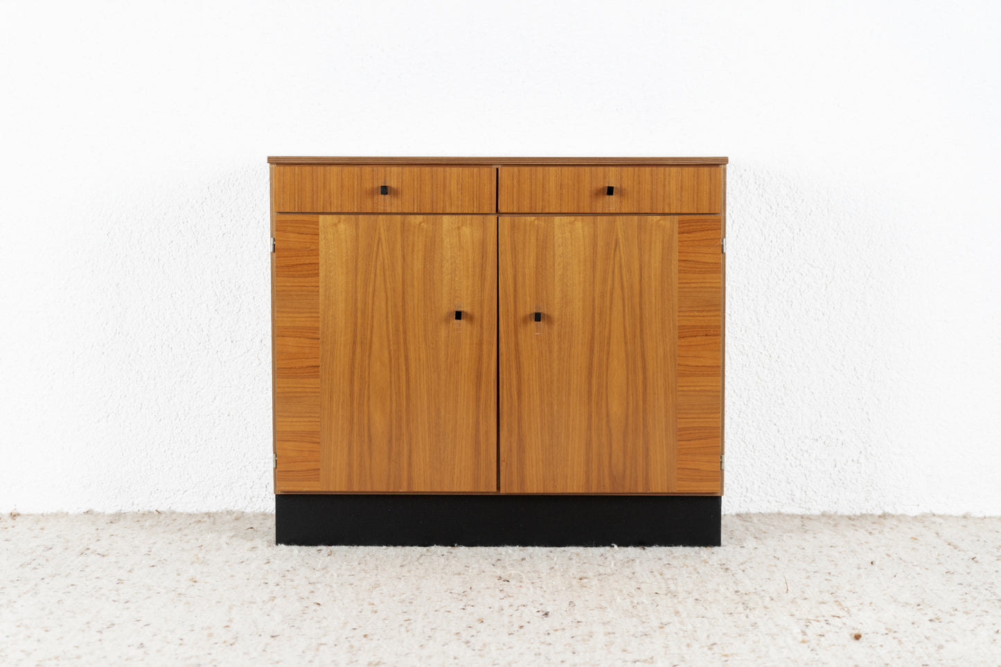 Vintage Kommode Schuhschrank Schränkchen Mid Century Holz Nuss Flur