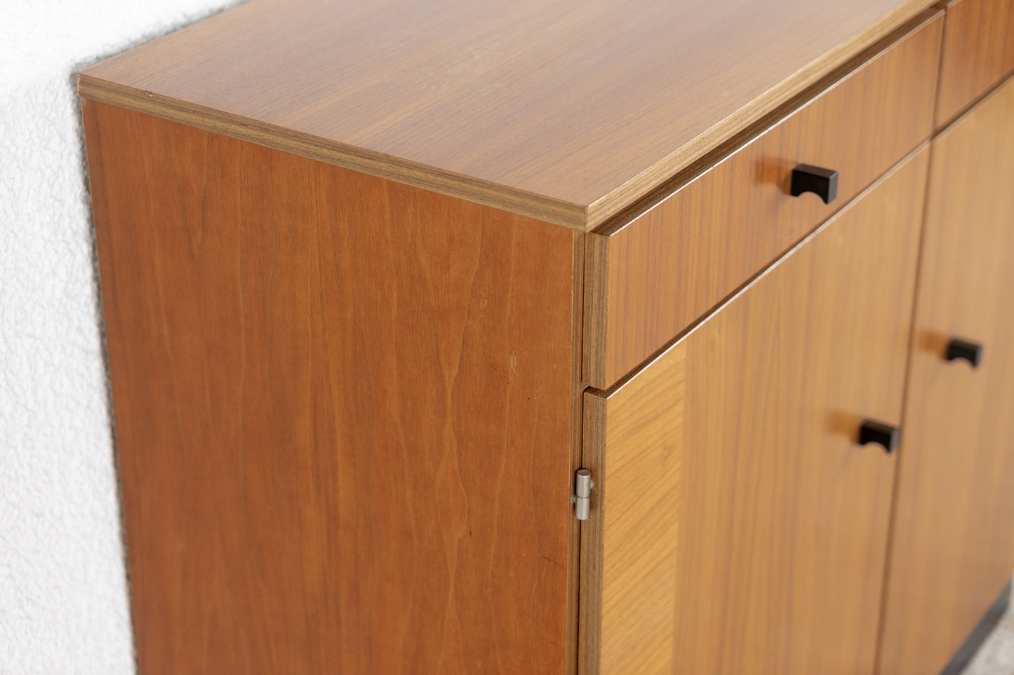 Vintage Kommode Schuhschrank Schränkchen Mid Century Holz Nuss Flur