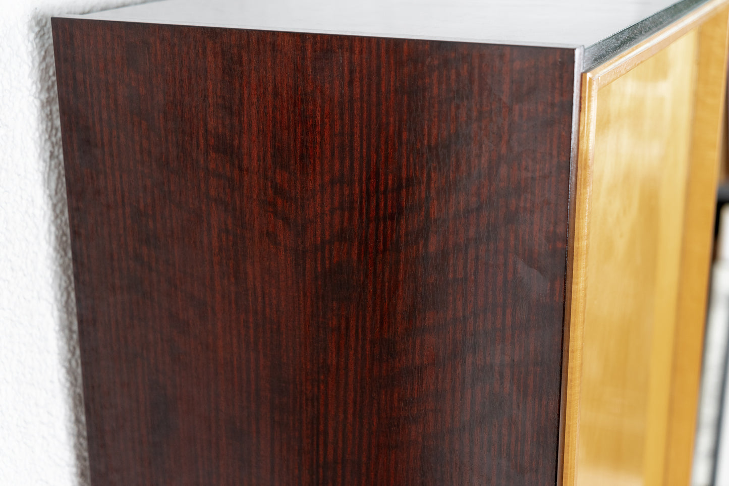 Vintage Schrank Holz Kleiderschrank DDR 1960er 60s Kommode Mid Century