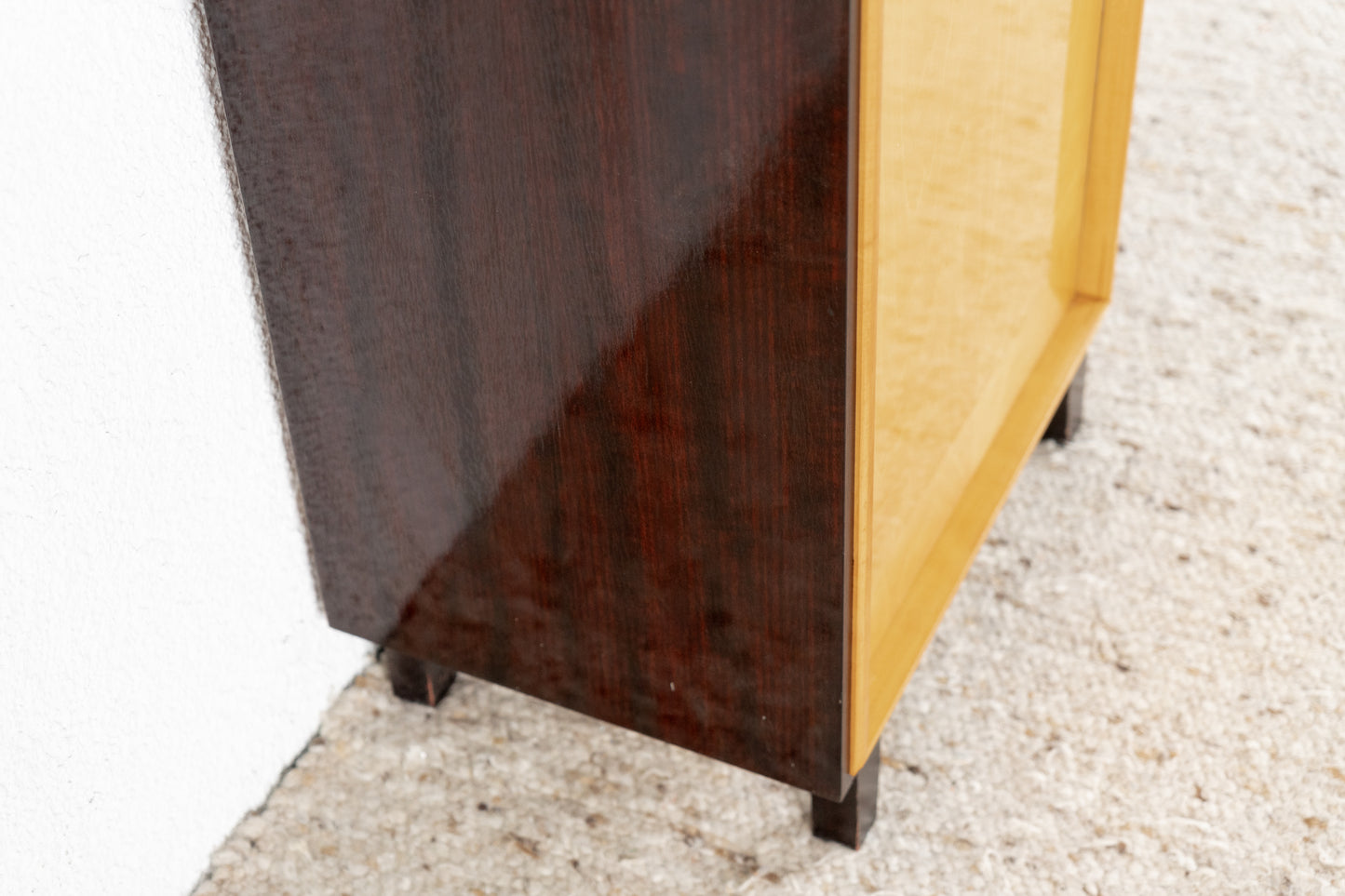 Vintage Schrank Holz Kleiderschrank DDR 1960er 60s Kommode Mid Century