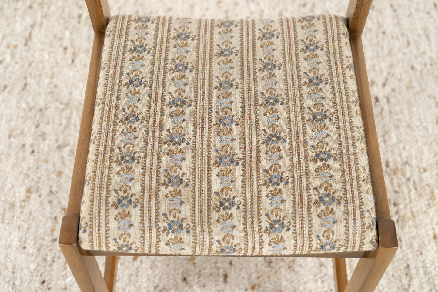 4er Set Vintage Stühle Massivholz Blumenmuster Küche Esstisch Stuhl