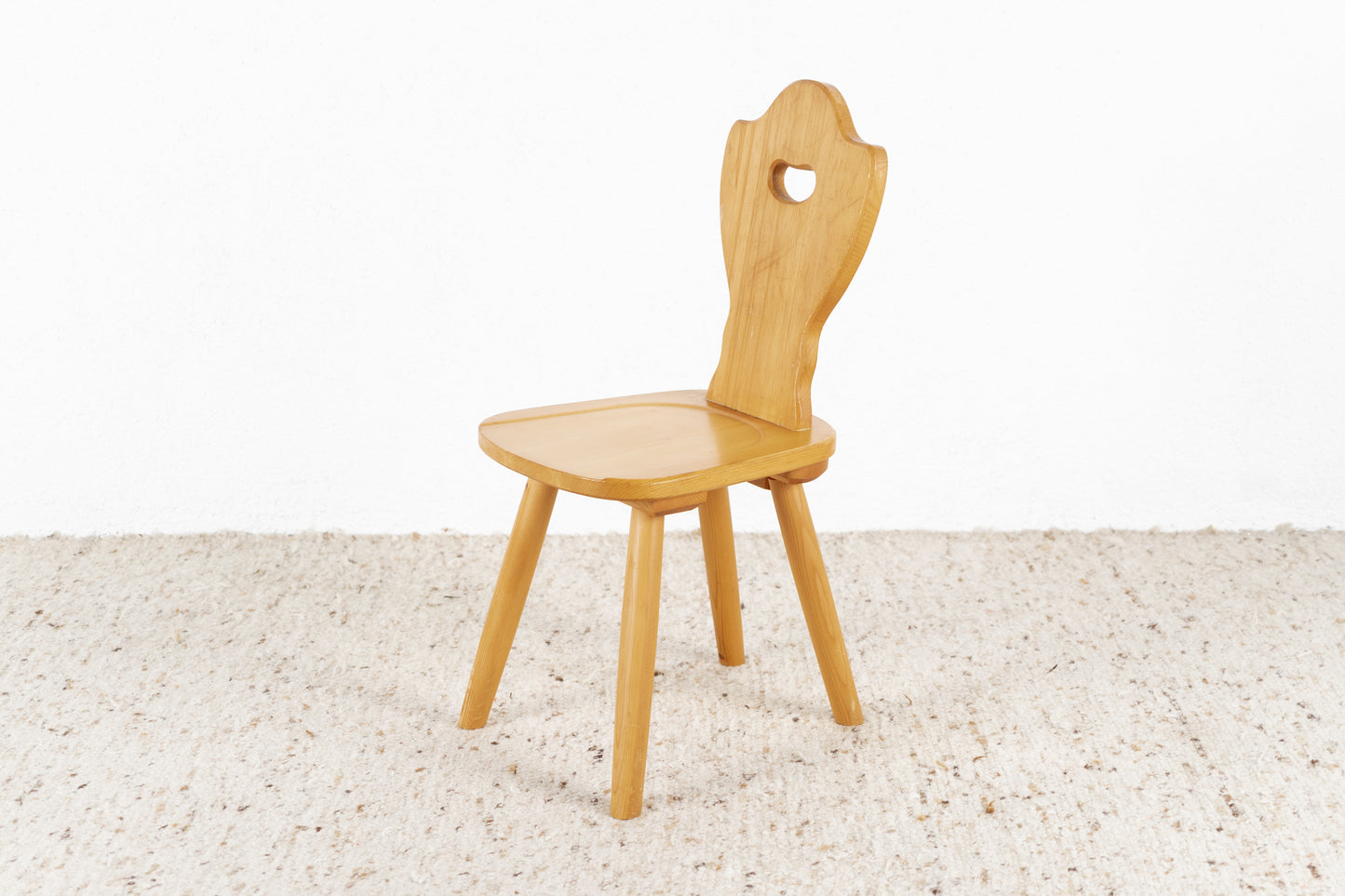 Vintage Stuhl Bauernstuhl Landhaus Massivholz Esstisch Küche Holz