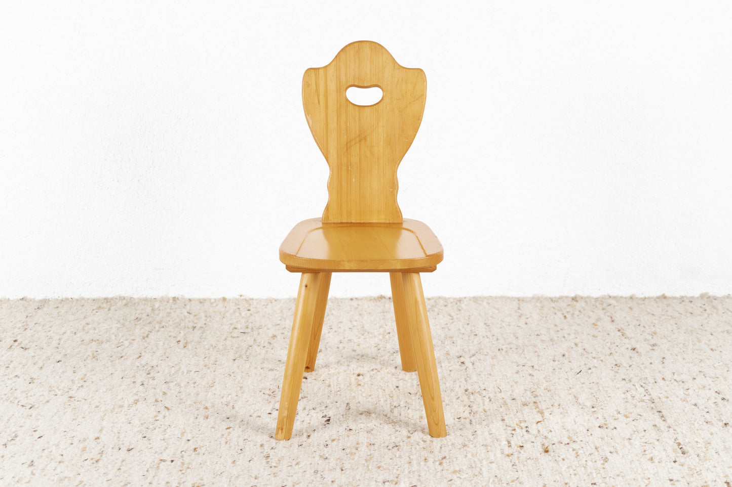 Vintage Stuhl Bauernstuhl Landhaus Massivholz Esstisch Küche Holz