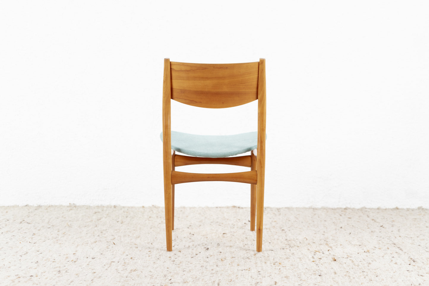 Vintage Stuhl Massivholz Lübke Mid Century Schwarz Esszimmer Küche