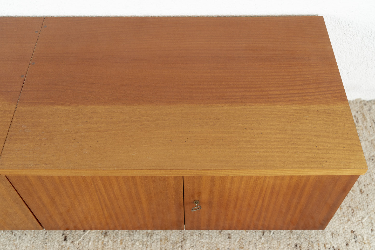 Vintage Sideboard Tv Lowboard Nuss Holz Mid Century Kommode
