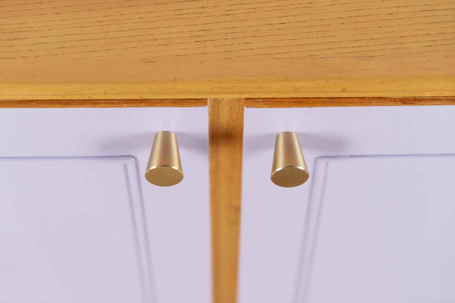 Vintage Kommode Sideboard Mid Century Holz Flieder Rüster