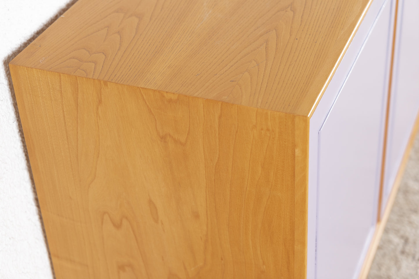 Vintage Kommode Sideboard Mid Century Holz Flieder Rüster