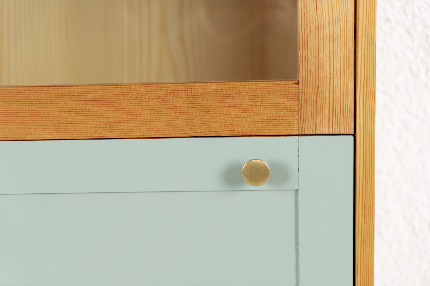 Vintage Schrank Kommode Vitrine Holz Upcycling