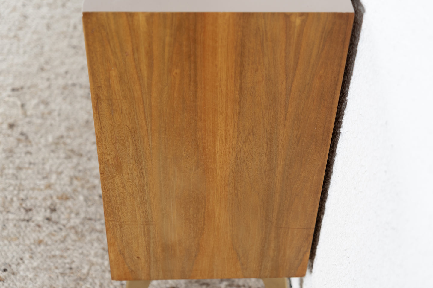 Vintage Regal Sideboard Kommode Bücherregal Holz Nuss Lothar Wegner
