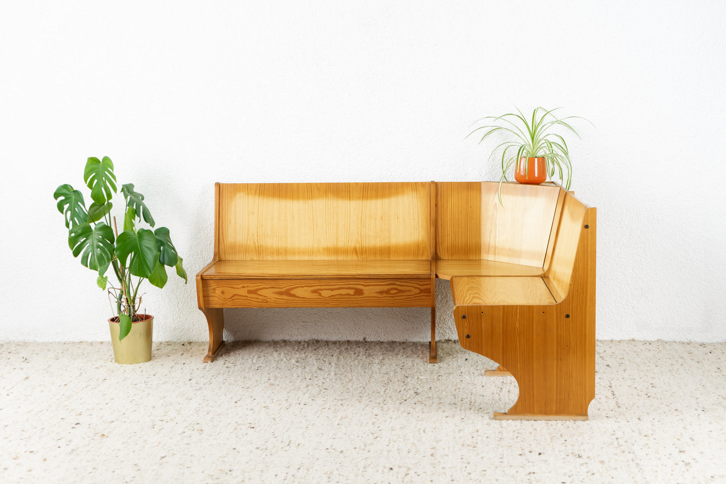 Vintage Eckbank Holz 60s Bank Küche Esstisch
