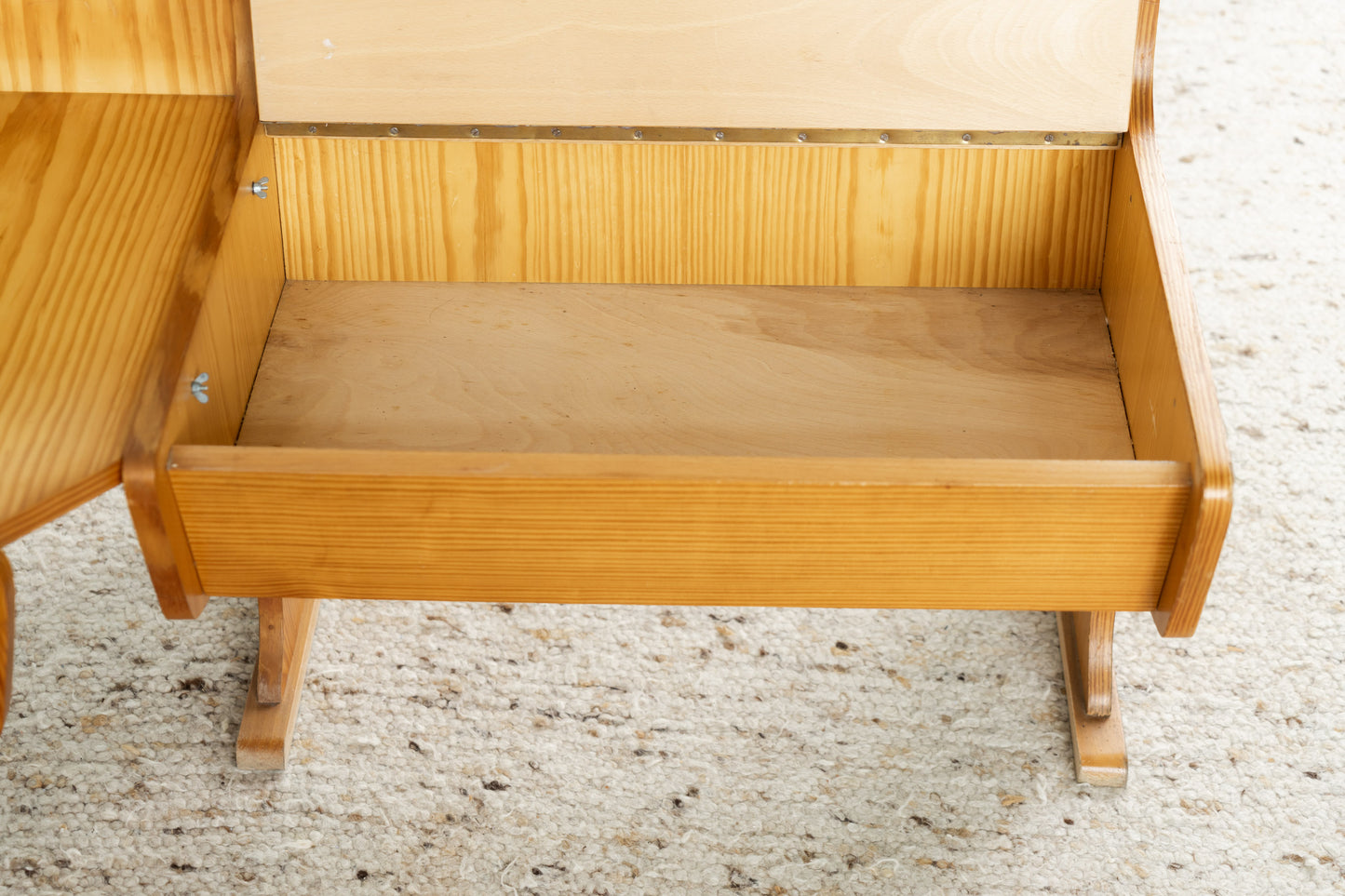 Vintage Eckbank Holz 60s Bank Küche Esstisch