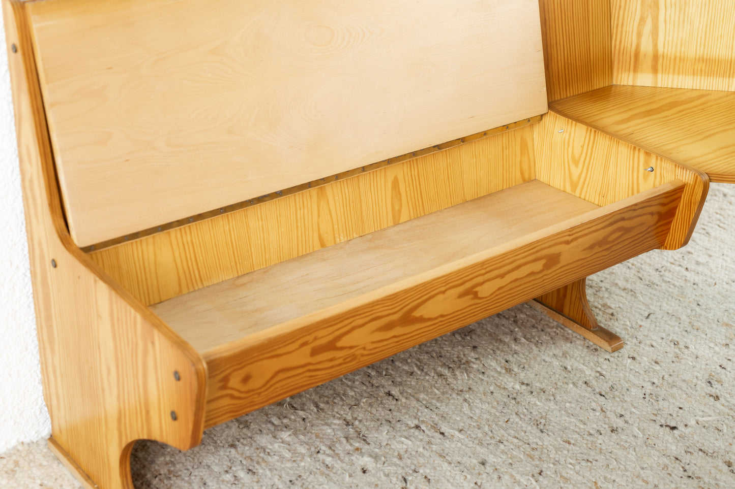 Vintage Eckbank Holz 60s Bank Küche Esstisch