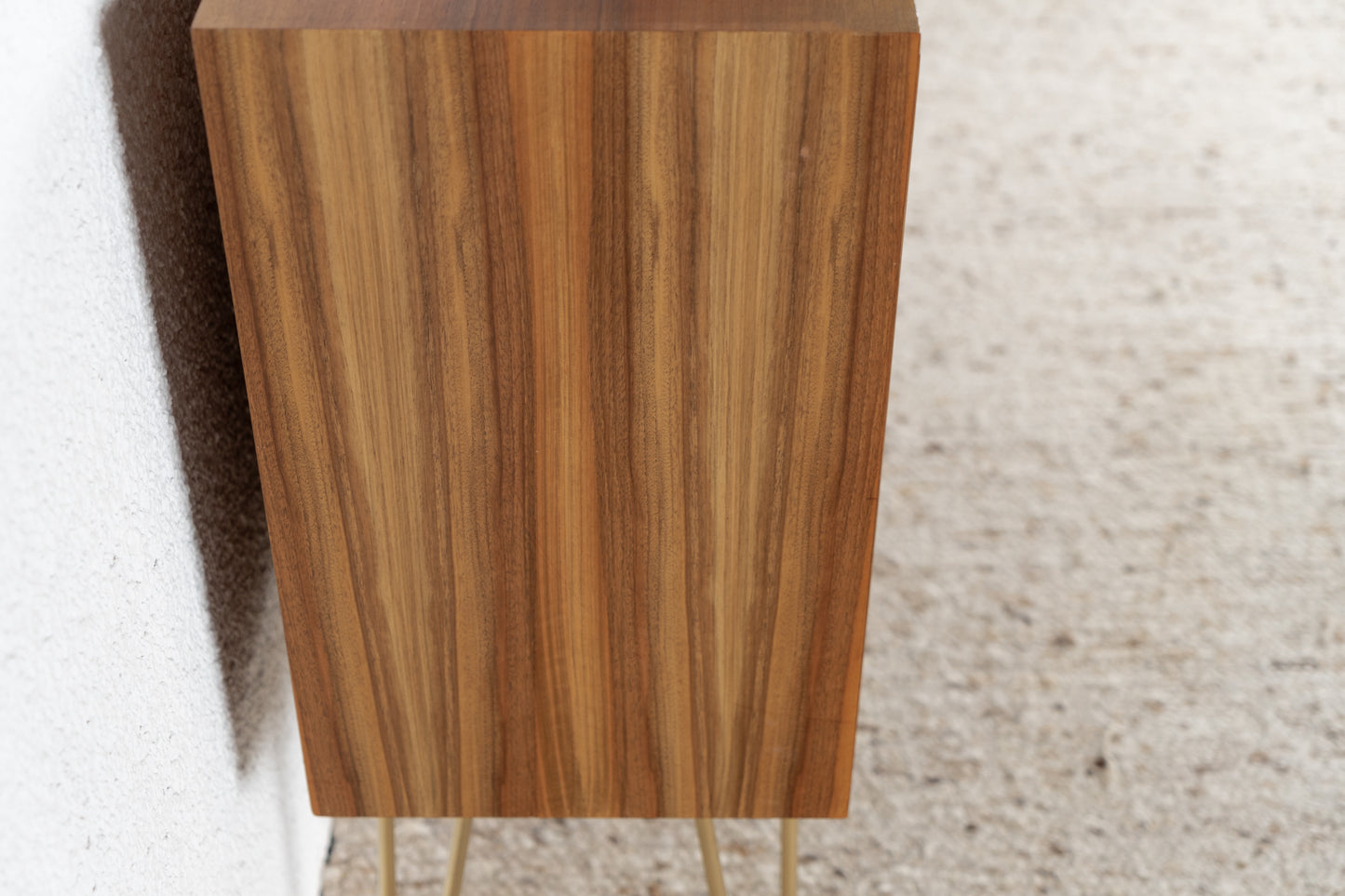 Vintage Regal Sideboard Kommode Bücherregal Holz Nuss Mid Century