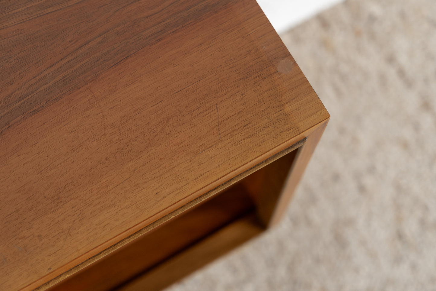 Vintage Regal Sideboard Kommode Bücherregal Holz Nuss Mid Century