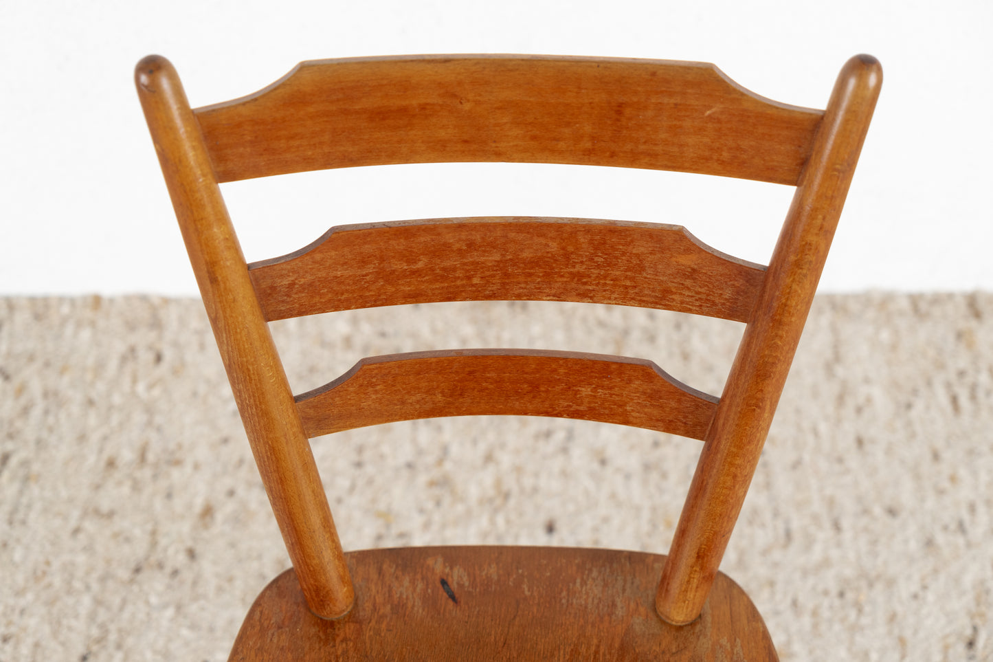 1 von 2 Vintage Holz Stuhl Esstisch Küche Frankfurter Kaffeehaus Vollholz