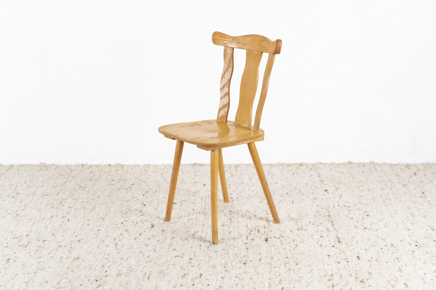 2er Set Vintage Stühle Holz Wirtshaus Massivholz Küche Stuhl