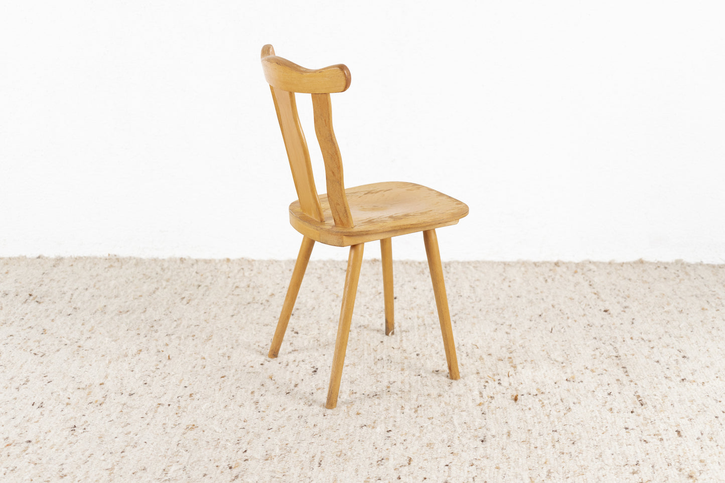 2er Set Vintage Stühle Holz Wirtshaus Massivholz Küche Stuhl