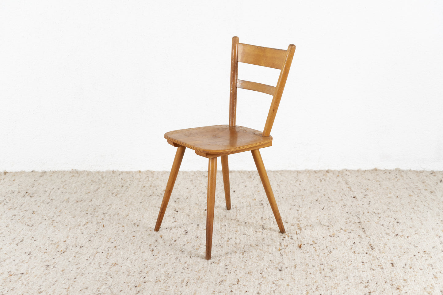 2er Set Vintage Stühle Küche Esstisch Mid Century Massivholz