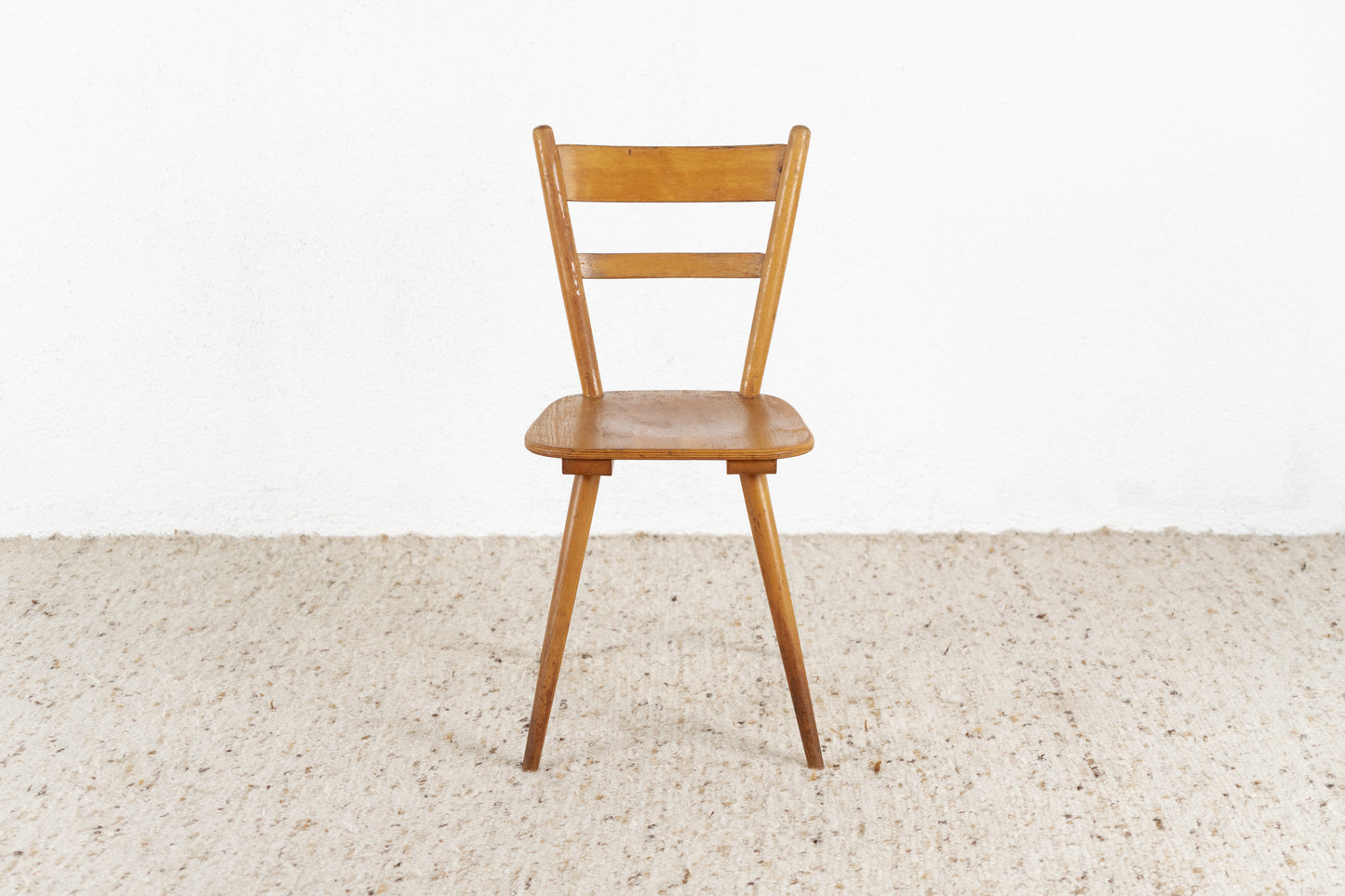 2er Set Vintage Stühle Küche Esstisch Mid Century Massivholz