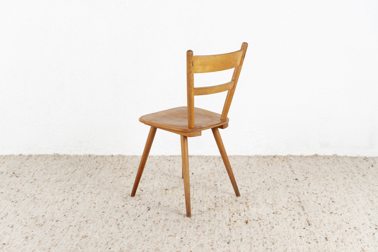 2er Set Vintage Stühle Küche Esstisch Mid Century Massivholz