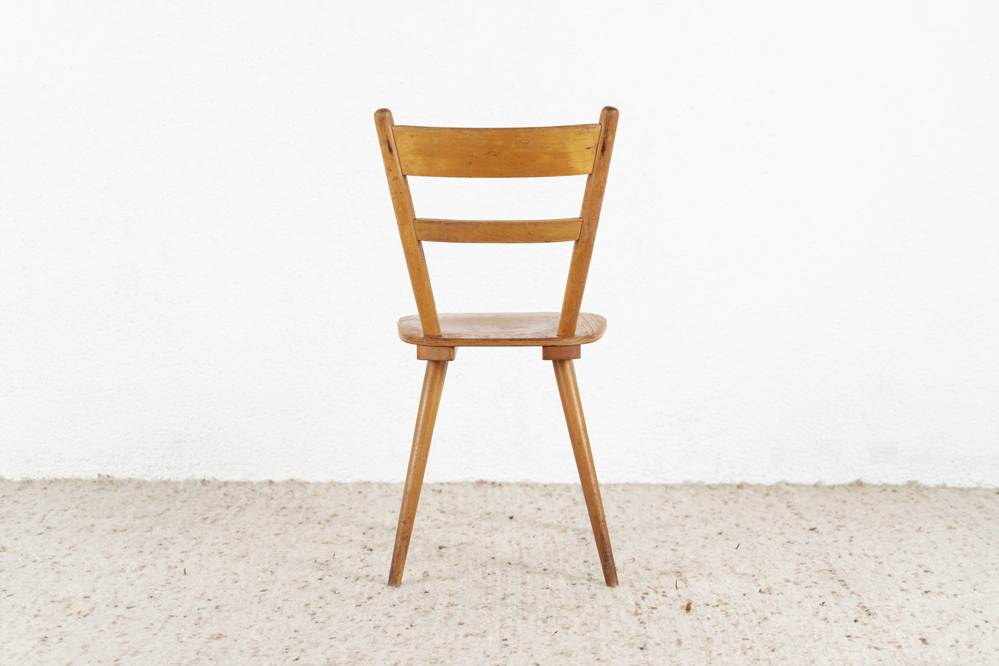 2er Set Vintage Stühle Küche Esstisch Mid Century Massivholz