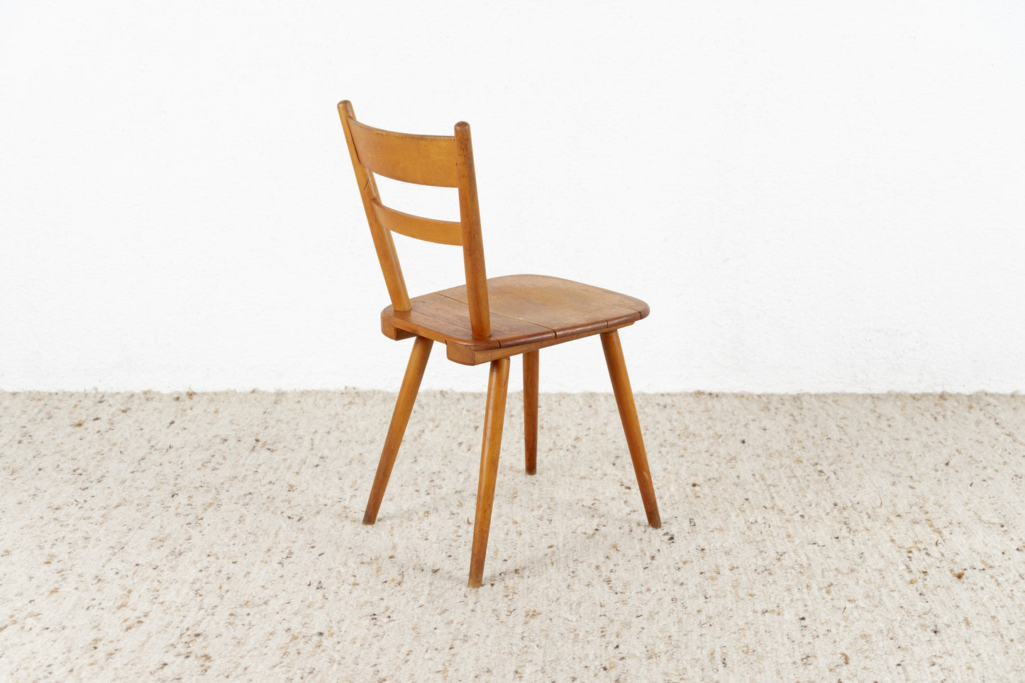 Vintage Holzstuhl Küche Esstisch Mid Century Massivholz