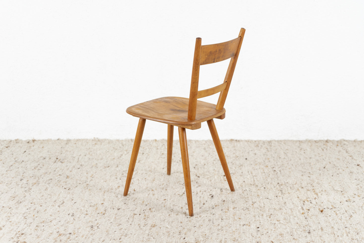 Vintage Holzstuhl Küche Esstisch Mid Century Massivholz