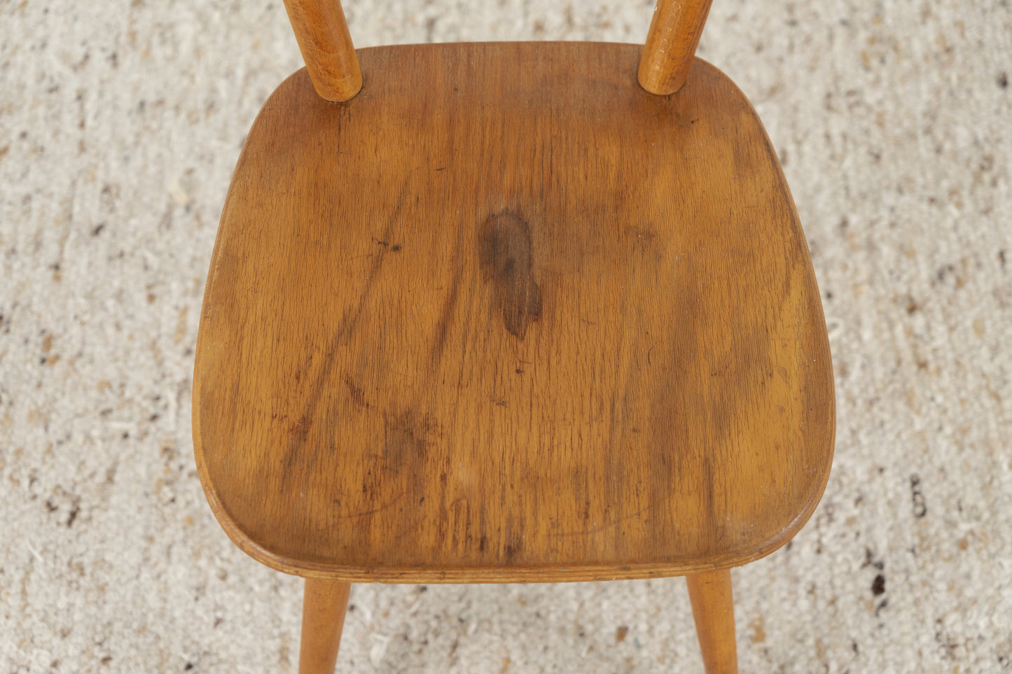 Vintage Holzstuhl Küche Esstisch Mid Century Massivholz