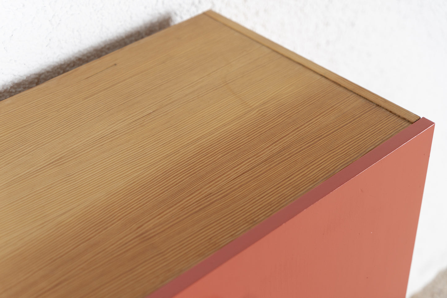 Vintage Kommode Schrank Holz Pastell