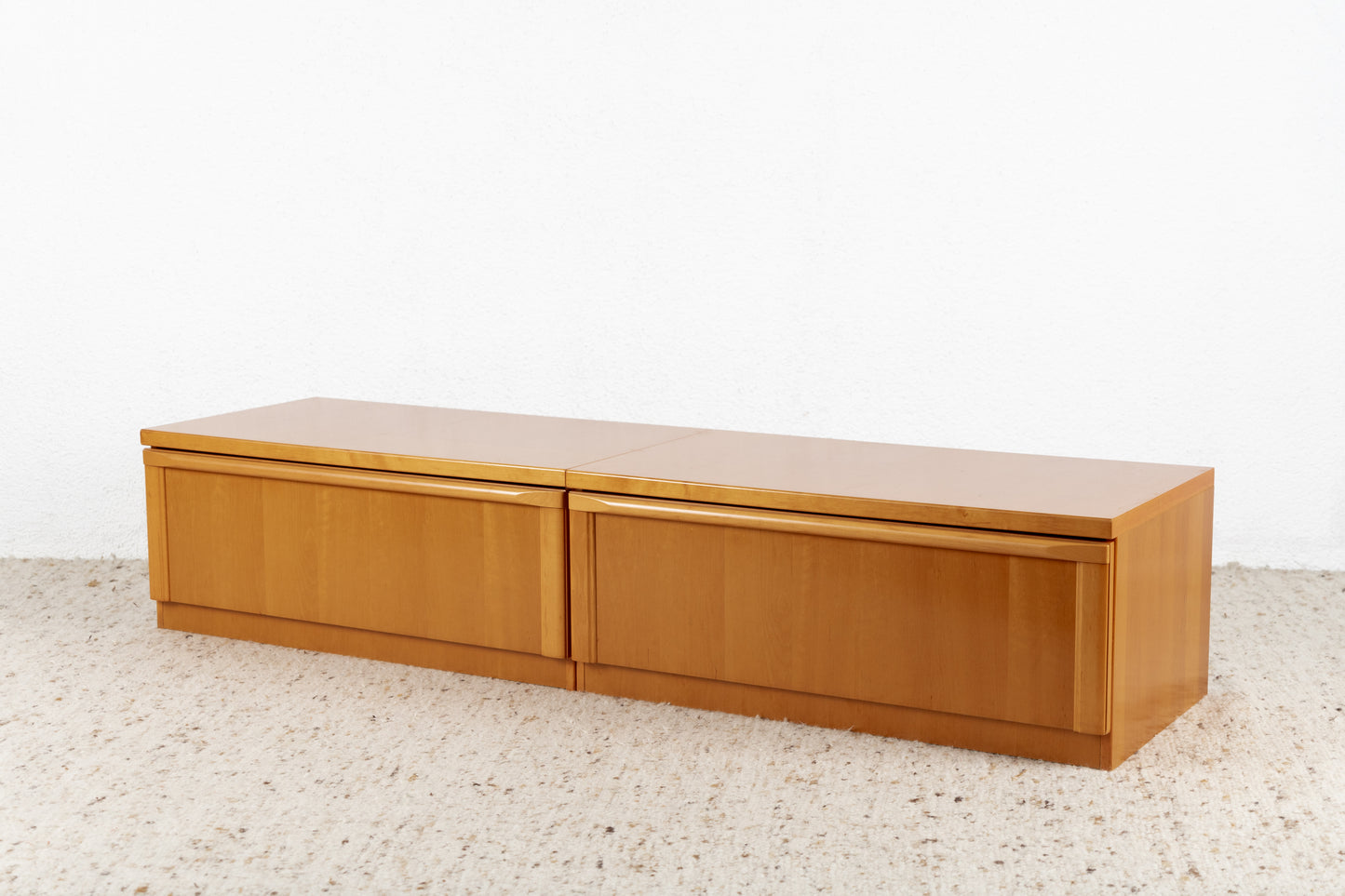 Vintage Sideboard Tv Lowboard Schubladen Kommode Holz Zweiteilig