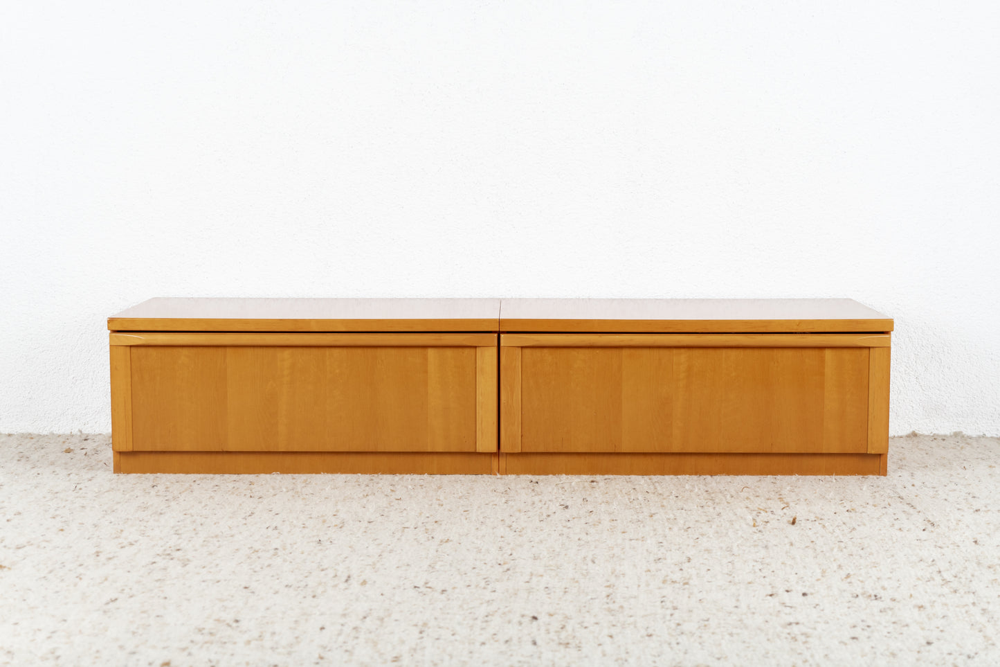 Vintage Sideboard Tv Lowboard Schubladen Kommode Holz Zweiteilig