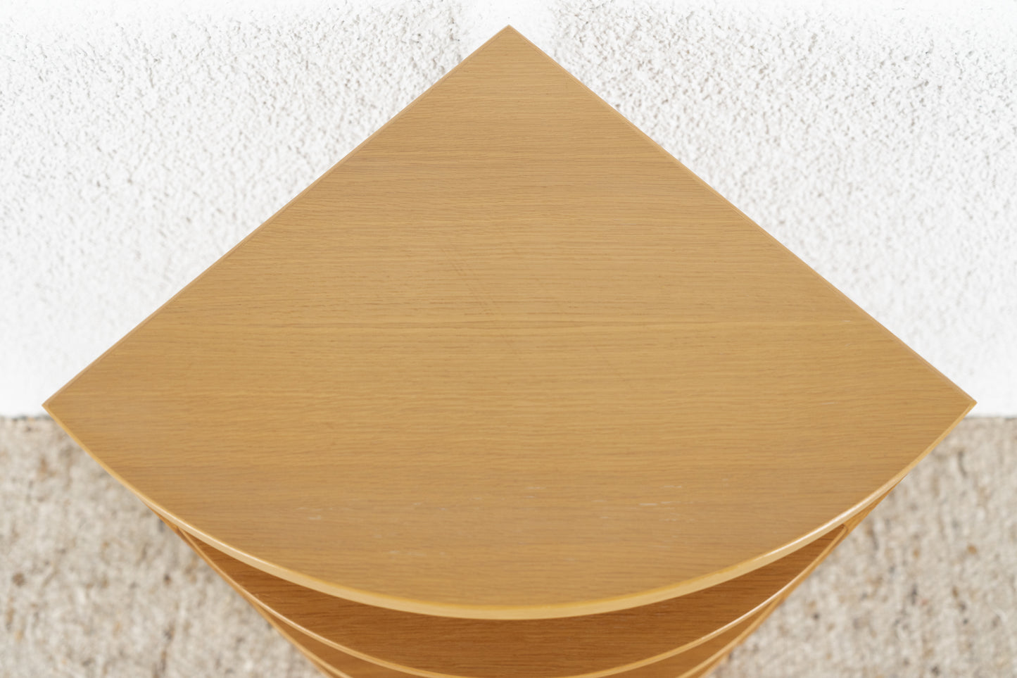Vintage Kommode Eckschrank Bücherregal Eckregal Holz Blumentisch Ablage
