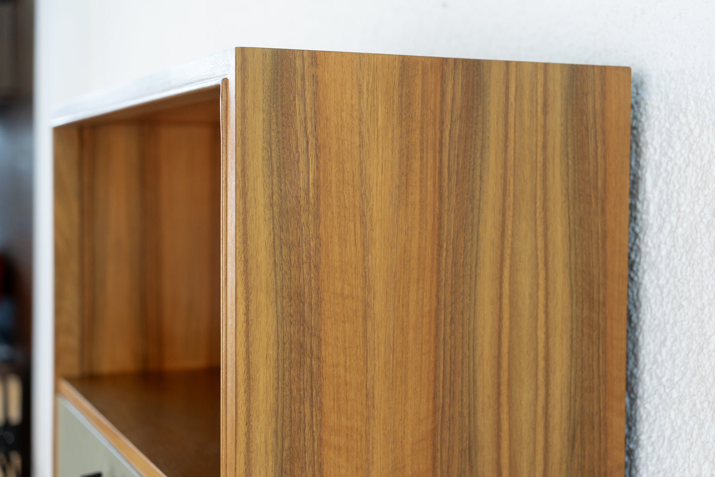 Vintage Sekretär Schrank Kommode Mid Century Holz Nuss