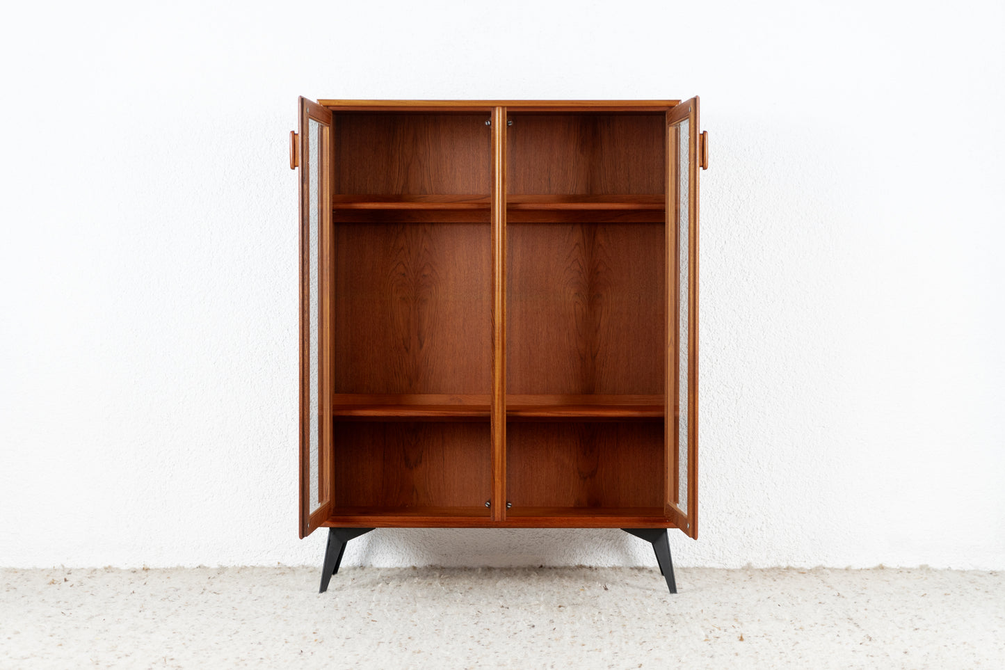 Vintage Vitrine Schrank Kommode Mid Century Holz Teak RT Möbel