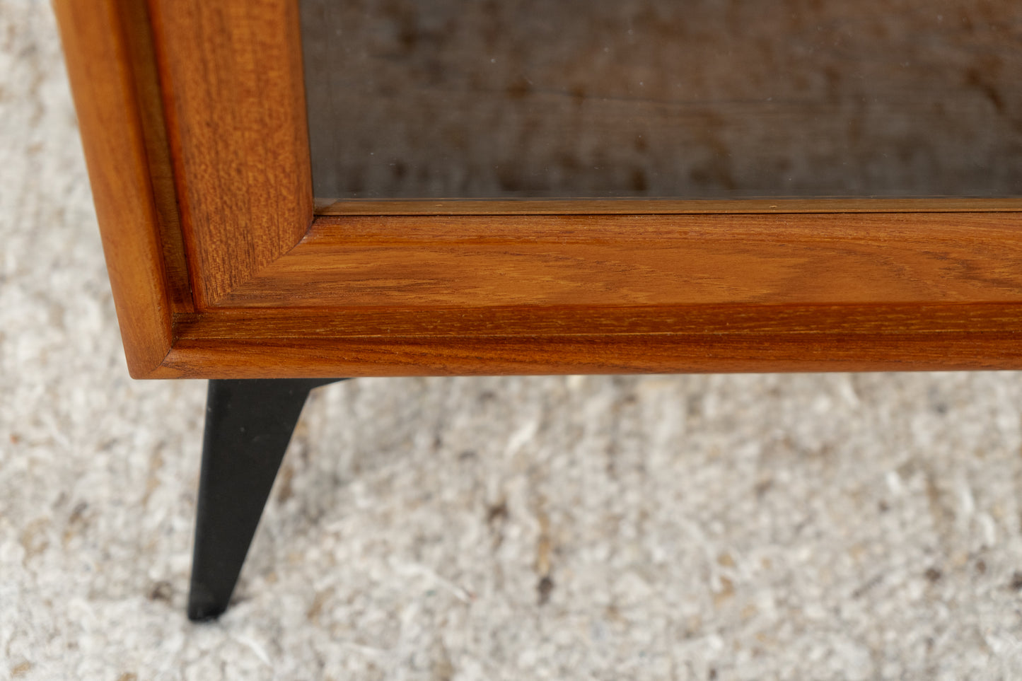 Vintage Vitrine Schrank Kommode Mid Century Holz Teak RT Möbel